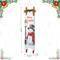 Glitzhome® 36" Wooden Christmas Snowman Sleigh Porch Sign